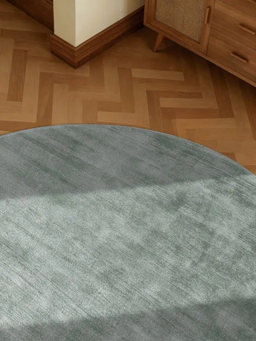 Koberec JANE svetlomodrý kruh