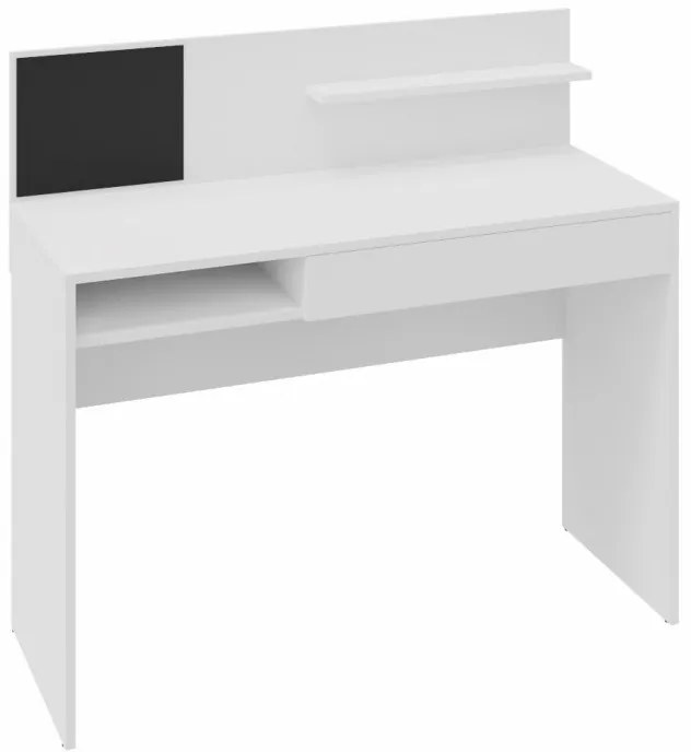 Hector Písací stôl s magnetickou tabuľou Magio 110 cm biely