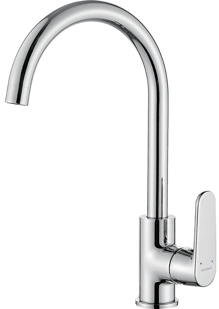 Kuchinox Dima, vysoká drezová batéria s výtokom v tvare U, chrómová, LAV-BQD_068D