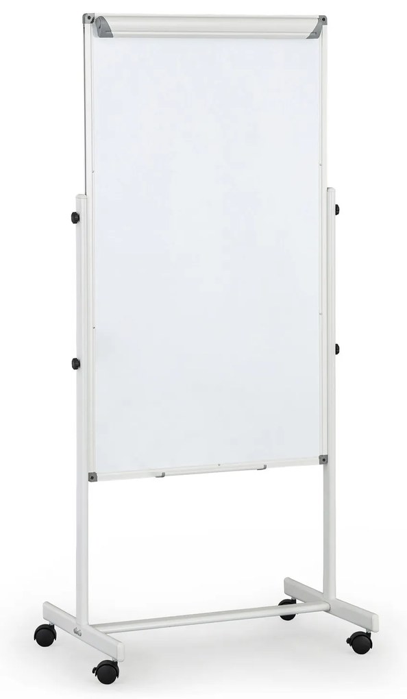 Mobilná tabuľa, flipchart, kombinovaný povrch, 1200 x 700 mm