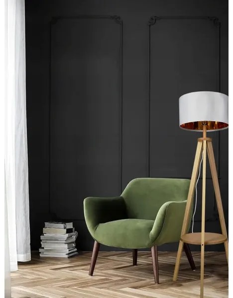 Stojacia lampa 1xE27/40W/230V biela