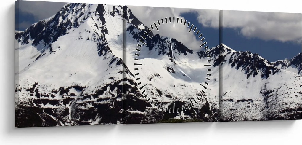 Obraz - Národný park Kenai Fjords (s hodinami) (90x30 cm)