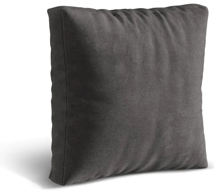 Sivý zamatový vankúš k modulárnej pohovke Martina – Micadoni