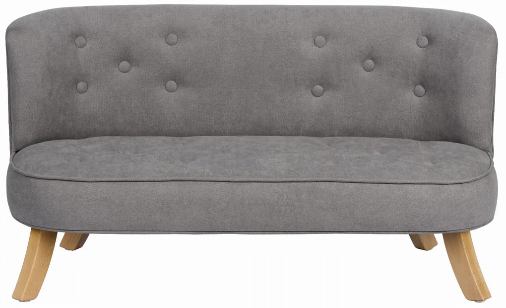 Somebunny detský dizajnový gaučík Velur grey