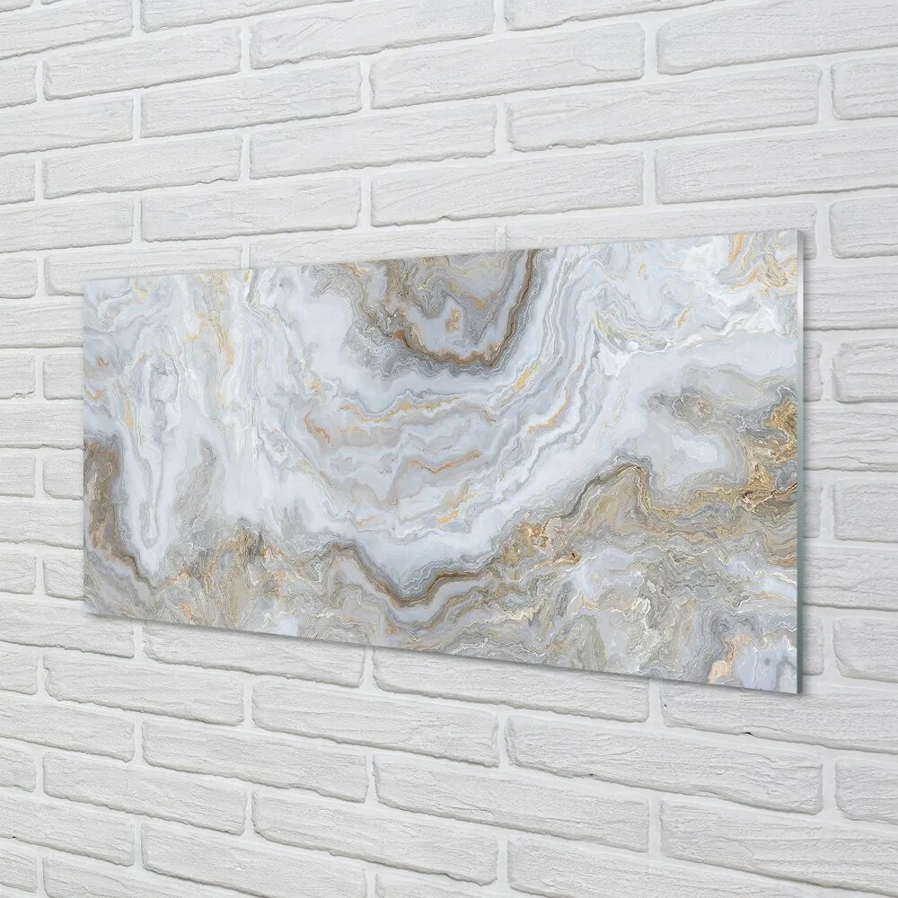 Obraz na skle Marble kameň škvrny 125x50 cm