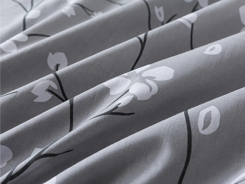 XPOSE® Bavlnené Renforcé obliečky BIANCA - sivé