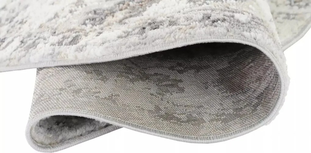 TA Koberec D172A L.GRAY VIZON VALLEY ROUND Rozmer: 240x240 cm