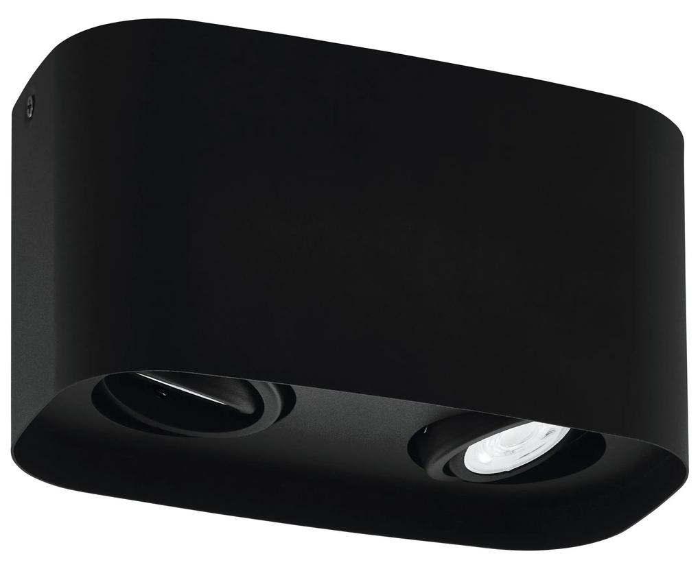 EGLO Bodové chytré LED stropné osvetlenie CAMINALES-Z, 2x5W, teplá-studená biela, RGB, čierne