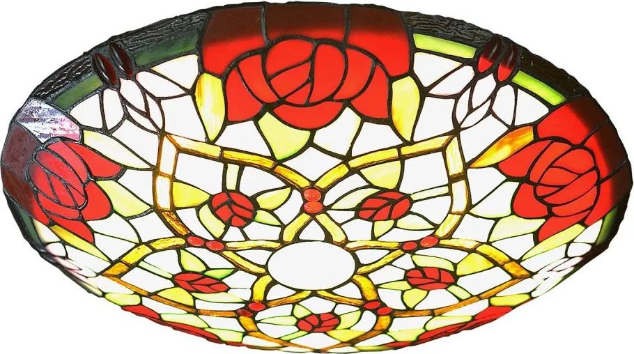 Brilagi - Tiffany vitrážové stropné svietidlo GARLAN 2xE27/60W/230V