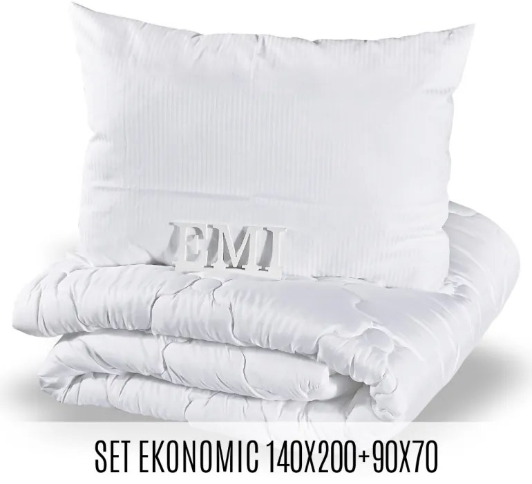 Set prikrývky a vankúša Ekonomic 140x200 70x90