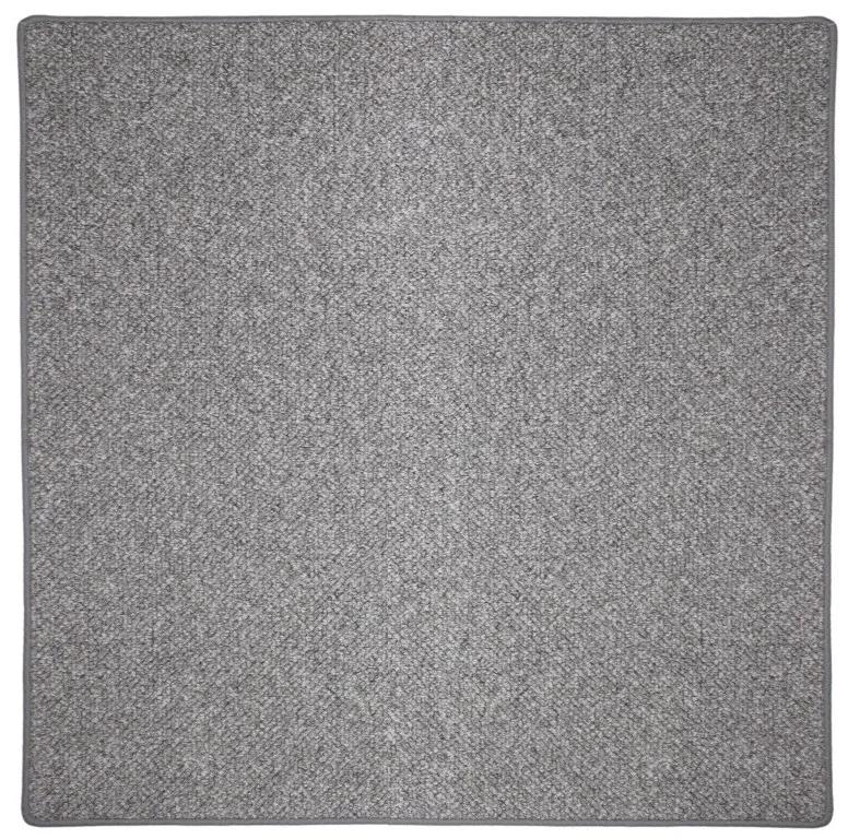 Vopi koberce Kusový koberec Wellington sivý štvorcový - 200x200 cm