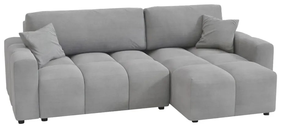 Svetlosivá rohová pohovka (variabilná) Luki – Ropez