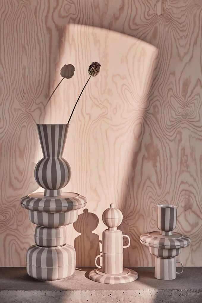 OYOY Úložná dózička Toppu Bonbonniere Clay 11,5 cm