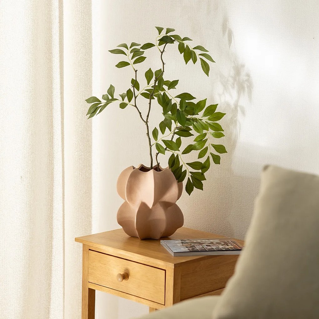 Kameninová váza Petal Pink I 20x21 cm