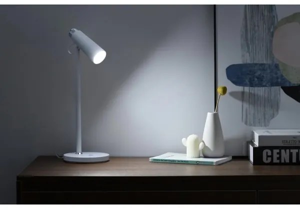 Immax 08990L - LED Stmievateľná stolná lampa s Qi nabíjaním TIT LED/12W/230V biela