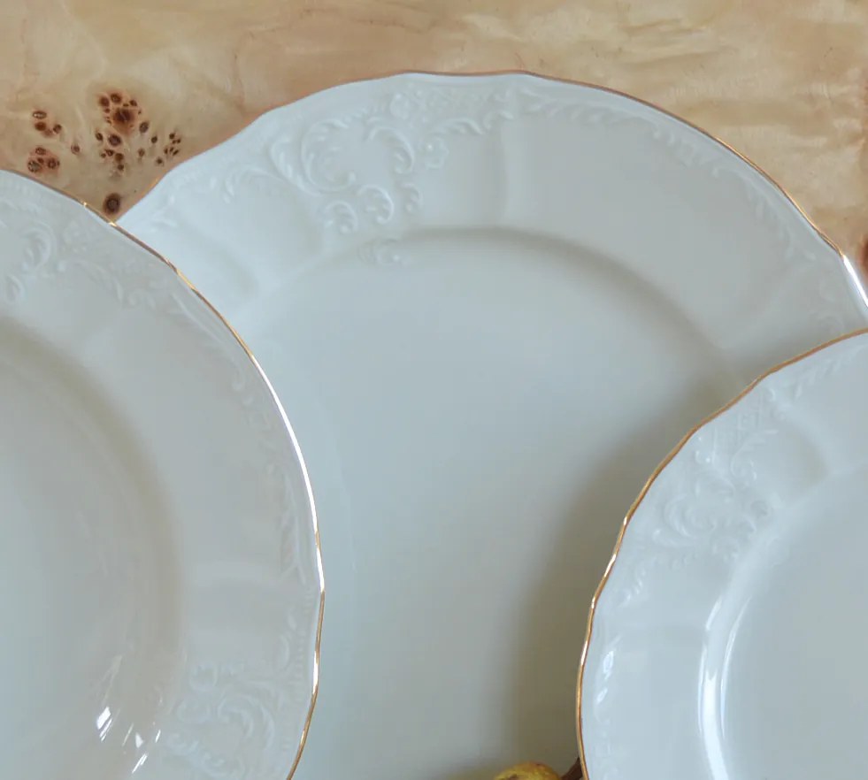 Thun tanierová súprava Bernadotte Ivory I 18-dielná