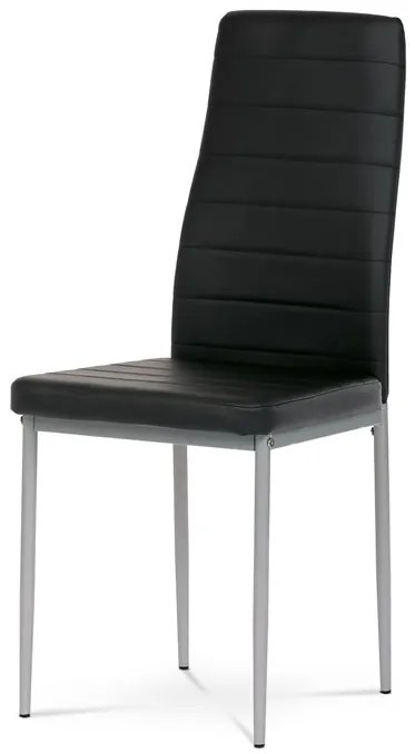 BONTEC Jedálenská stolička, čierna, ekokoža, DCL-377 BK Farba: Biela