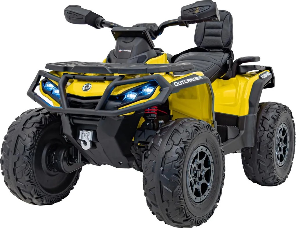 Ramiz Štvorkolka Can Am Outlander ATV na diaľkové ovládanie žltá