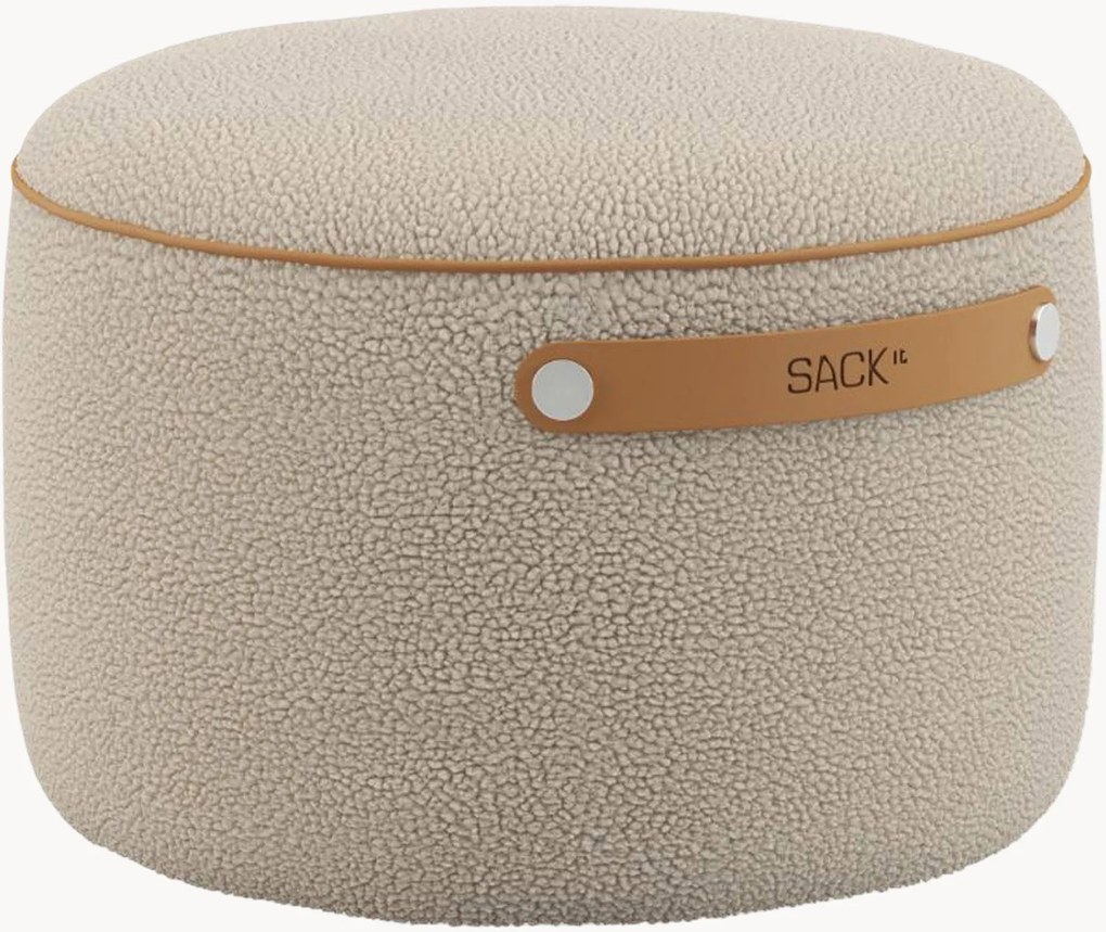 Podnožka z plyšového buklé SACKit