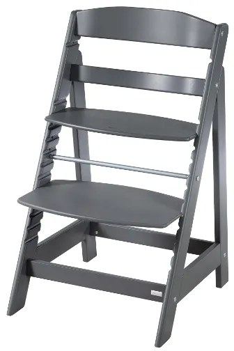 roba Detská drevená vysoká jedálenská stolička Sit Up (antracitová/flex) (100306933)