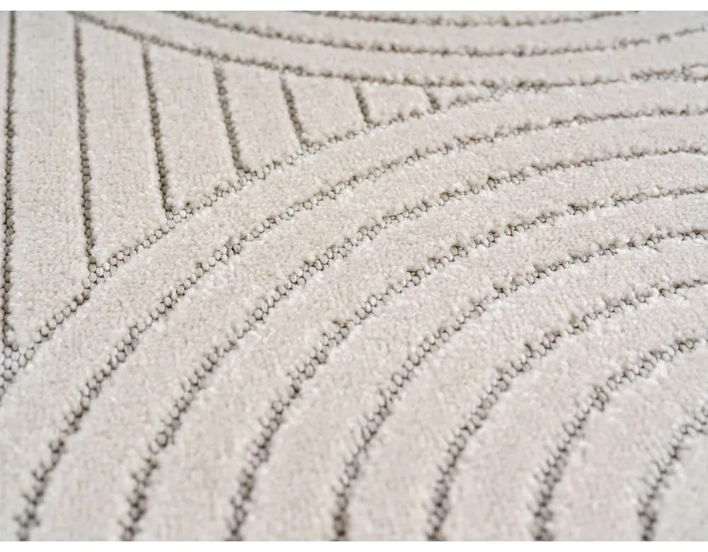 Krémový vnútorný a vonkajší koberec 140x200 cm Nova 1201 – Ayyildiz Carpets