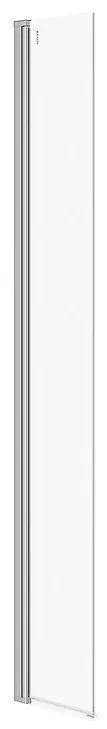 Cersanit Mille, otočná sprchová zástena typu Walk-In 30x200 cm, 8mm číre sklo, chrómový profil, S161-009