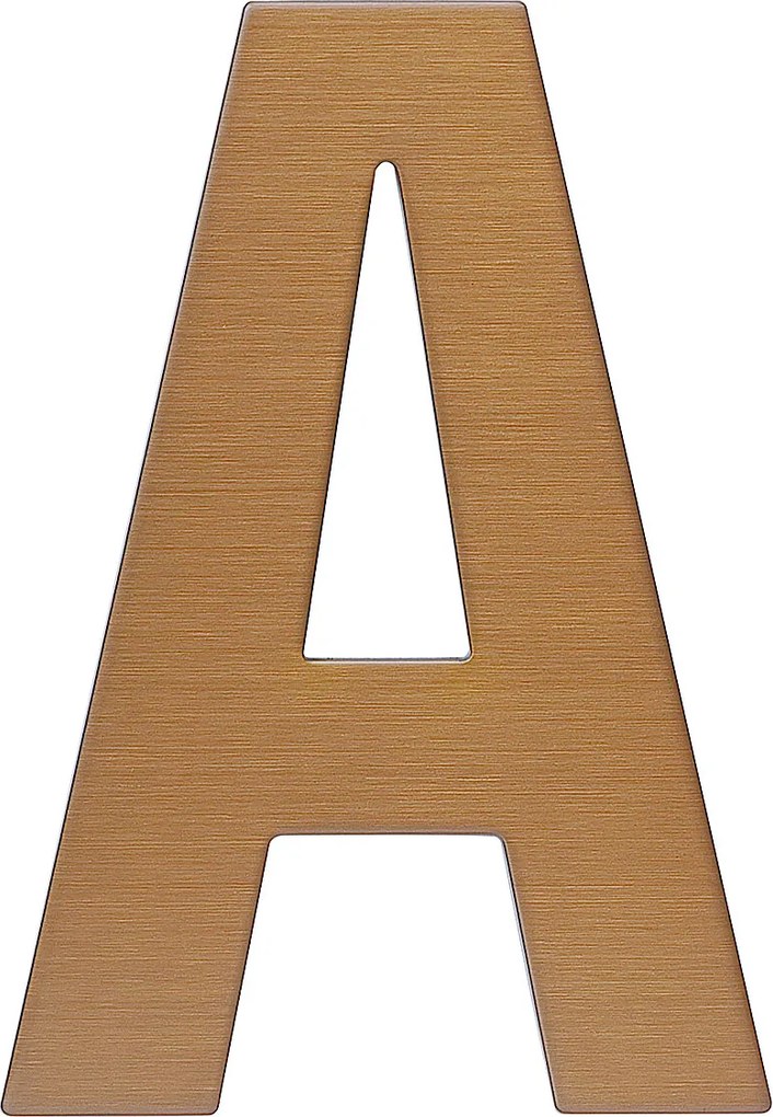 Domové písmeno RICHTER RN.120L (meď matná), A, RICHTER Meď