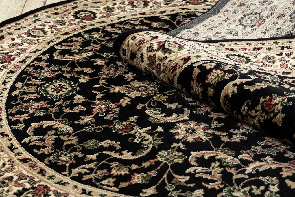 Koberec ROYAL ADR ovál model 1745 čierny