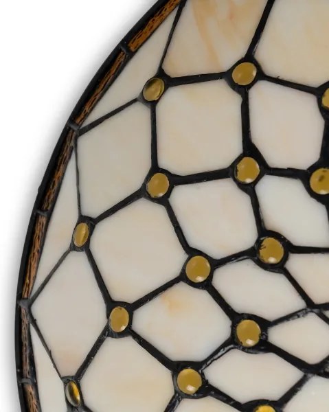 BRILAGI - Tiffany vitrážové stropné svietidlo IVORY 2xE27/60W/230V pr. 40 cm