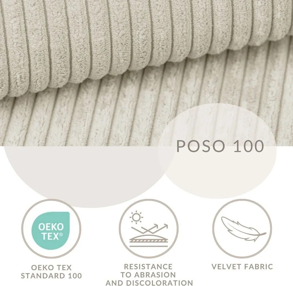 Krémová boxspring posteľ s úložným priestorom 200x200 cm Tasca – Maison de Rêve