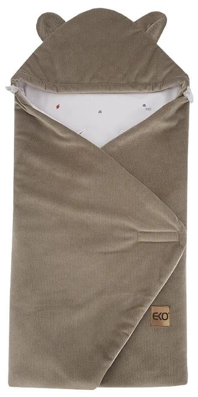 Fusak zavinovací do autosedačky VELVET Fox 110x100 cm