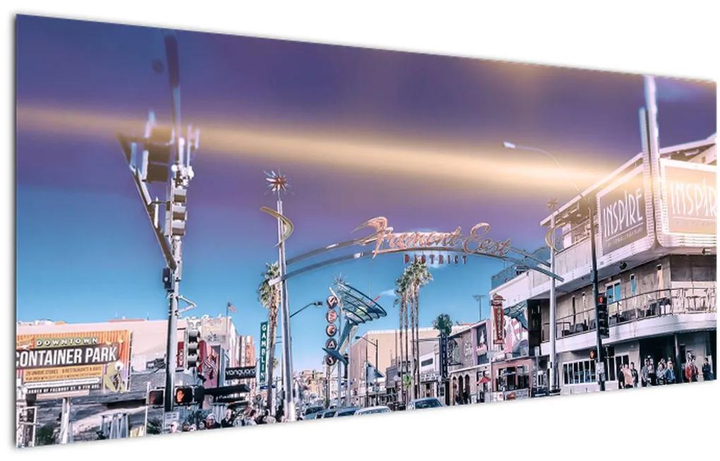 Obraz ulice v Las Vegas (120x50 cm)