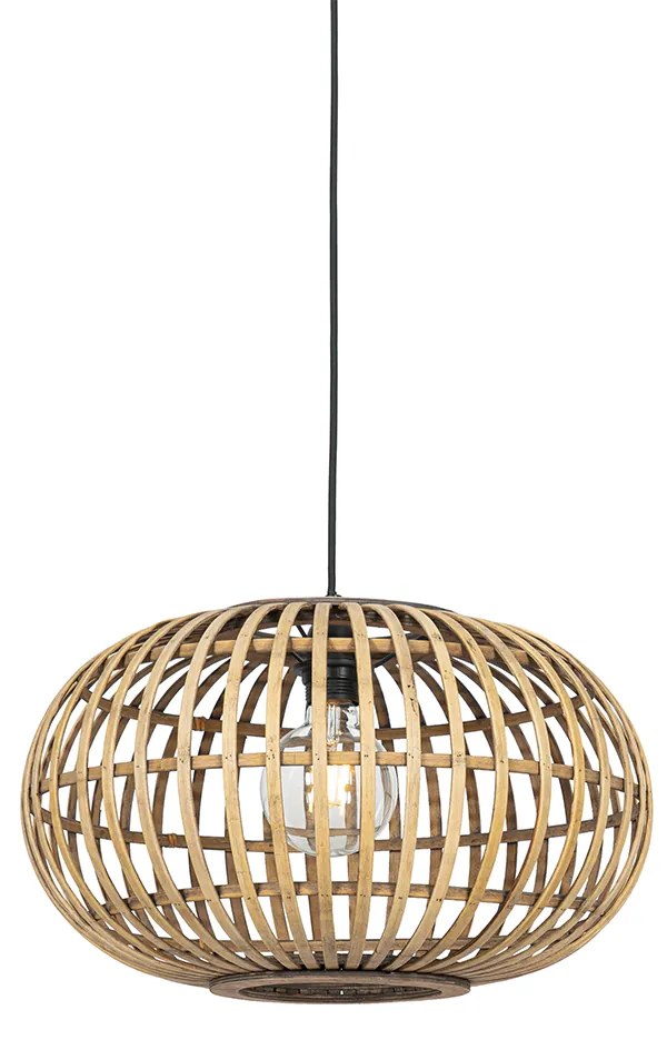 Orientálne závesné svietidlo bambus 44 cm - Amira