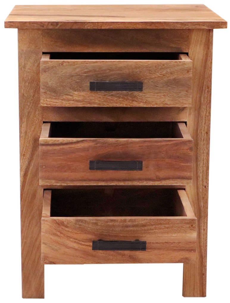 furniture-nabytek.cz - Masívny nočný stolík z dreva palisander 45x40x60