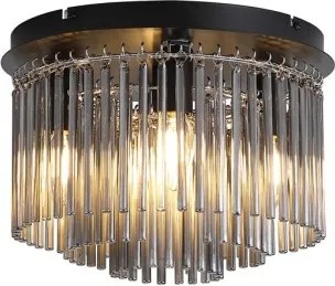 Searchlight 55620-320SM - stropné svietidlo SWIZZLE 5xE14/60W/230V, priemer 32 cm, dymové