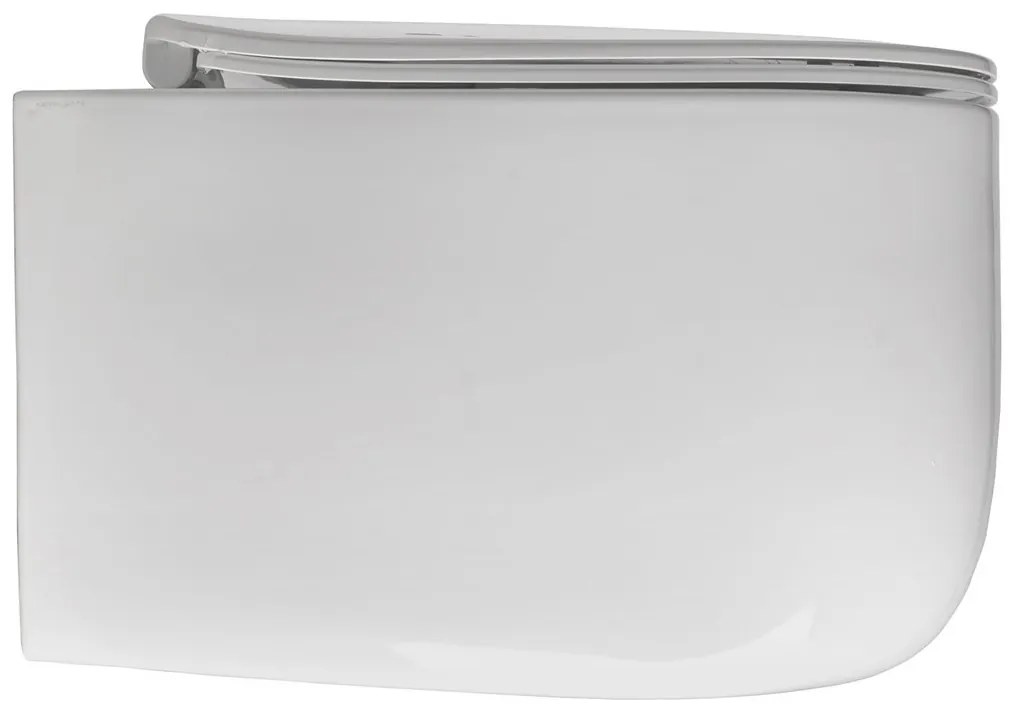 Kerasan Kerasan, NOLITA závesná WC misa, Rimless, 35x55 cm, biela, 531401
