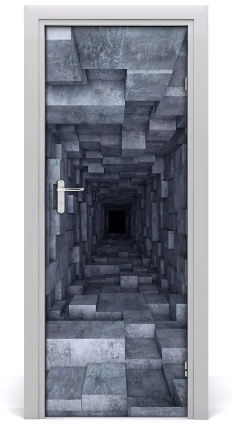 Samolepiace fototapety na dvere tunel 75x205 cm