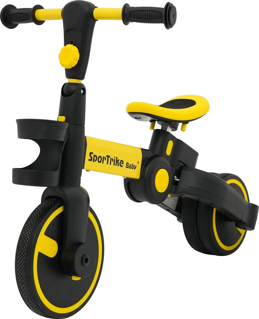 Ramiz Detský bicykel Happy Bike 3v1 Sportrike žltý
