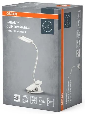 Osram - LED stmievateľná dotyková stolová lampa PANAN LED/5,2W/5V 1200 mAh