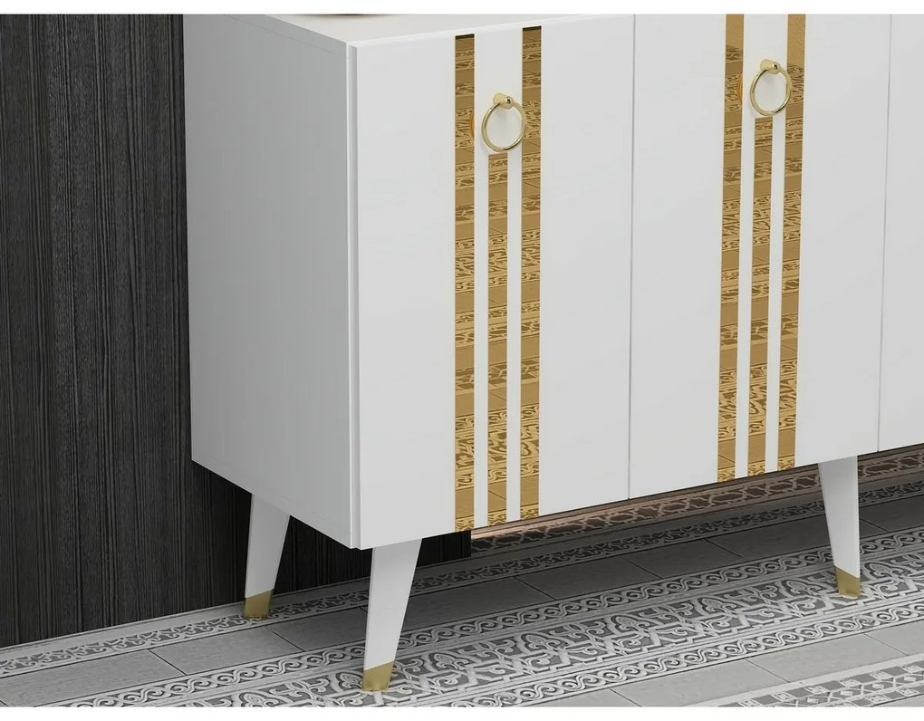 Skrinka Isil White and Gold