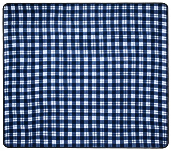 Pikniková deka károvaná, modrá