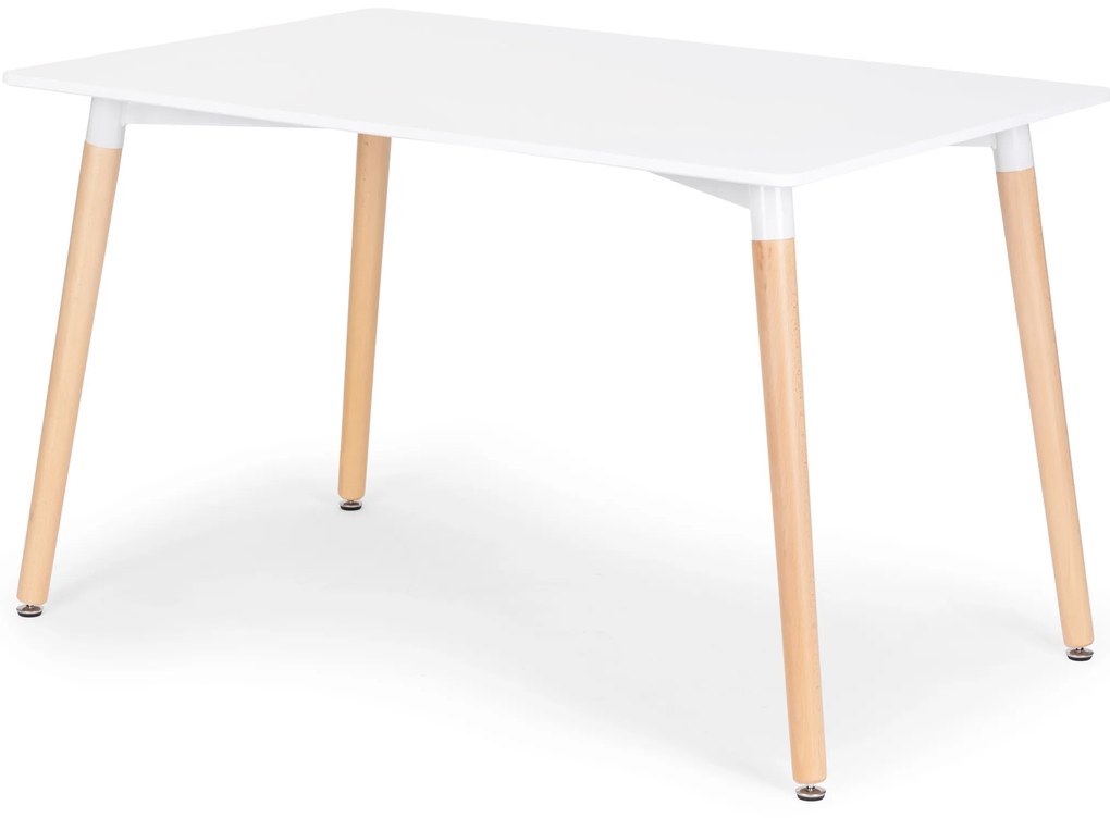 ModernHome Drevený štvorcový stôl do jedálne - 120x60 cm