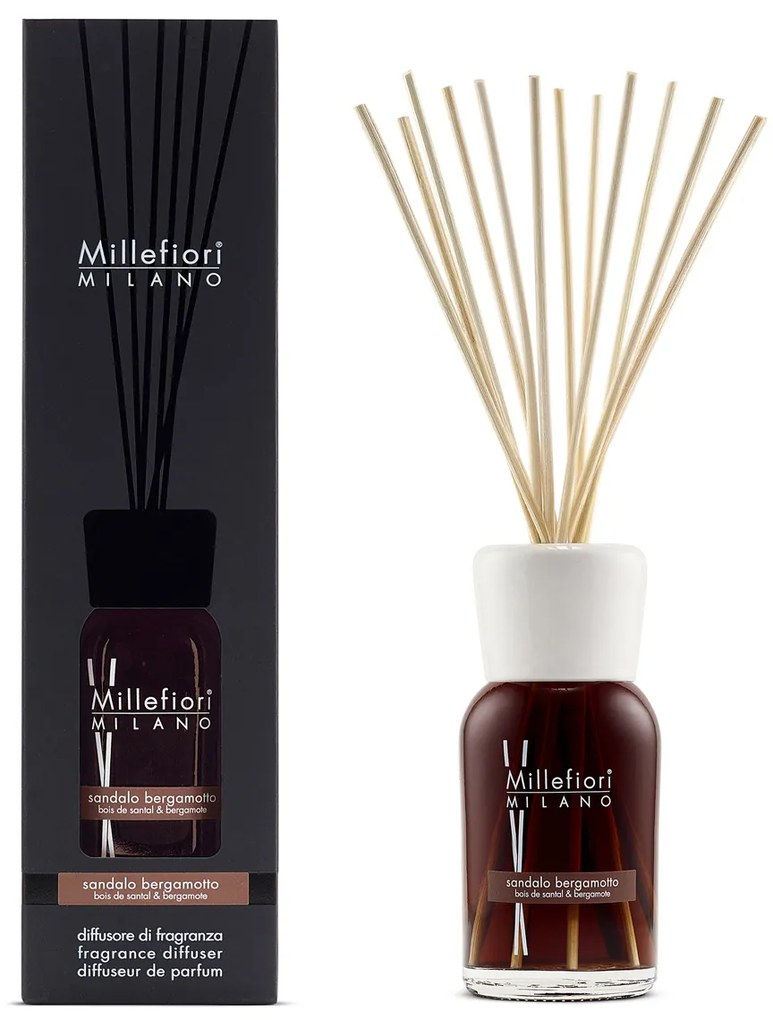 Millefiori Milano Vonný difuzér Sandalo Bergamotto, 500 ml