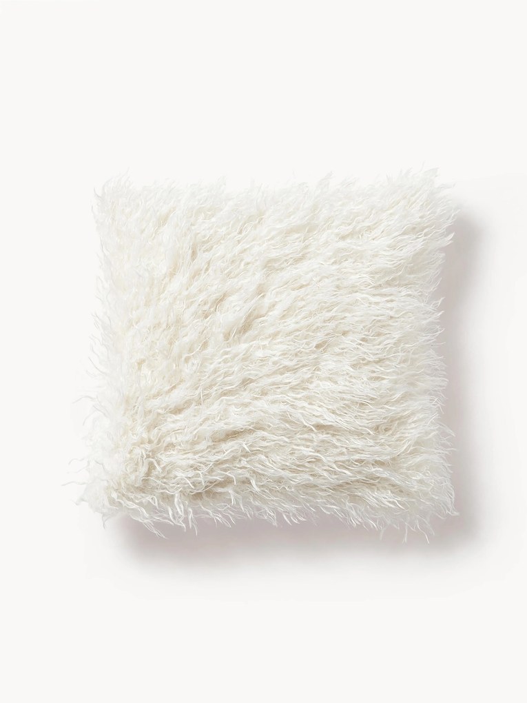 Poťah na vankúš z umelej kožušiny Morten