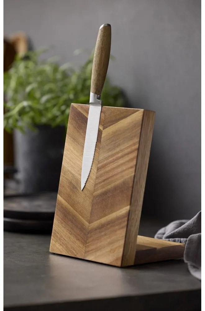 Drevený magnetický držiak na nože – Holm