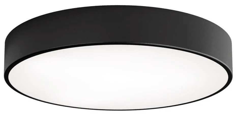 Temar Kúpeľňové stropné svietidlo CLEO 4xE27/24W/230V pr. 50 cm čierna IP54 TM0134