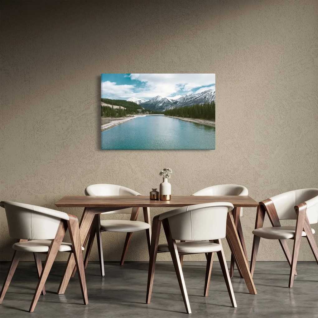 Obraz horskej krajiny (90x60 cm)