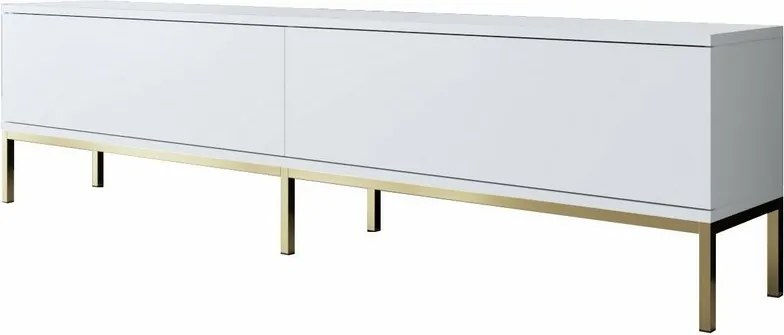 Televízny stolík Lord White and Gold