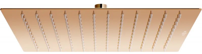 Mexen Sprchová hlavica Slim nerezová 30 x 30 cm, ružovo-zlatá, 79130-60