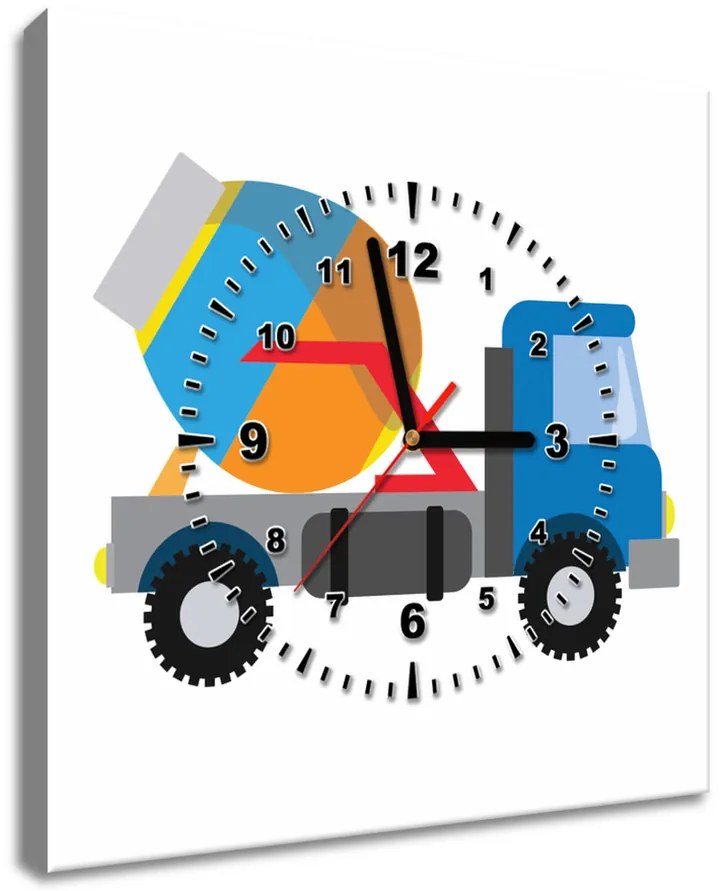 Gario Obraz s hodinami Domiešavač Rozmery: 30 x 30 cm
